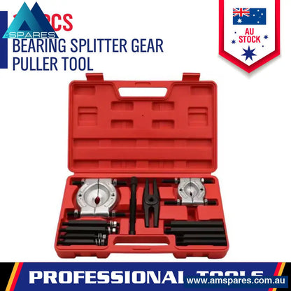 12 Piece Bearing Splitter Gear Puller Fly Wheel Separator Tool Kit Set With Box Auto Accessories >