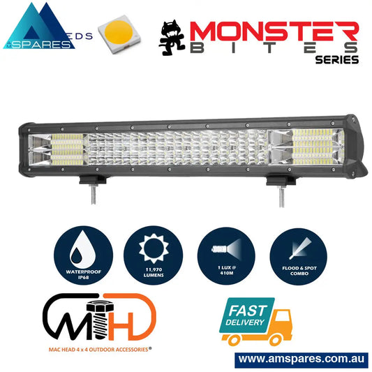 20 Inch Philips Led Light Bar Quad Row Combo Beam 4X4 Work Driving Lamp 4Wd Auto Accessories >