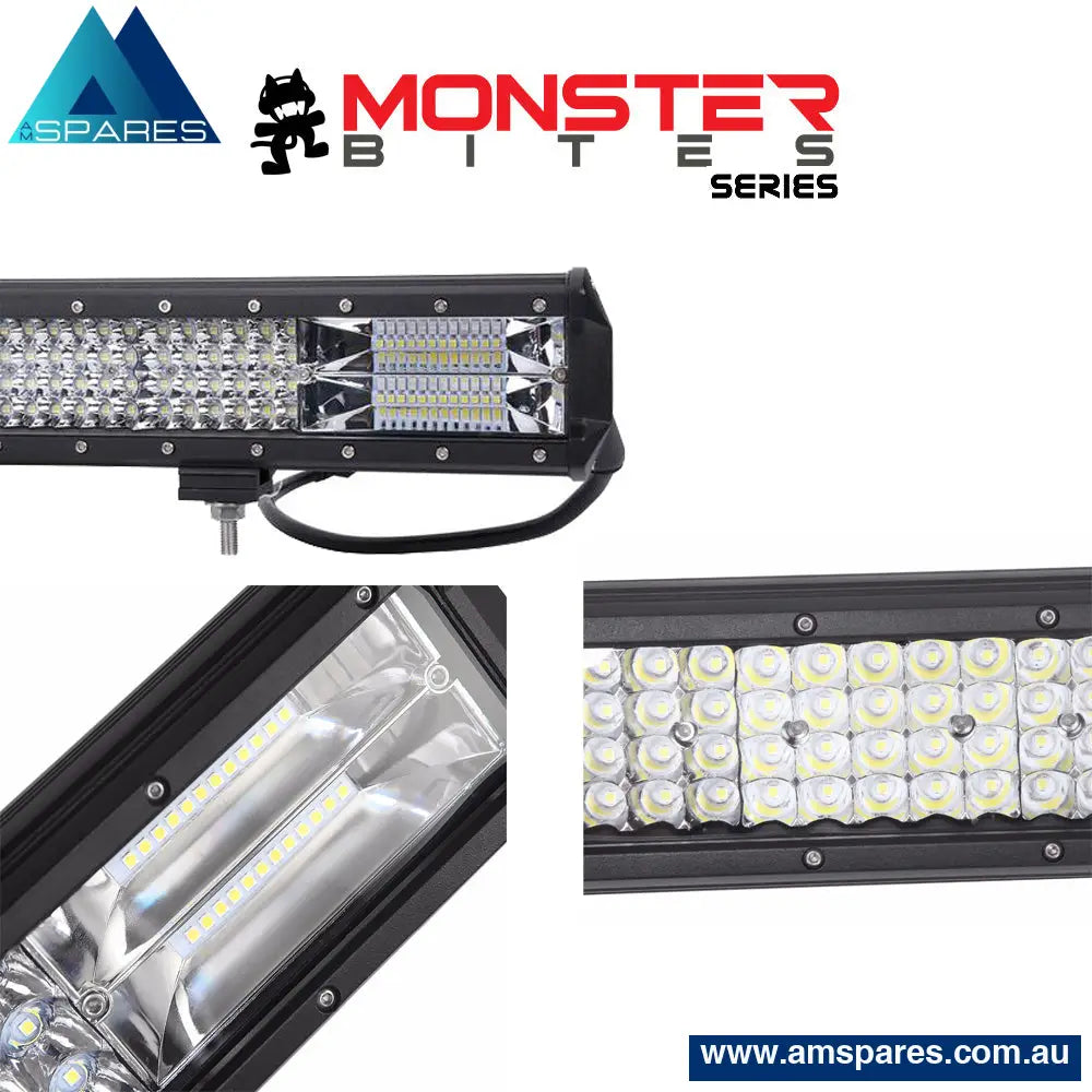 20 Inch Philips Led Light Bar Quad Row Combo Beam 4X4 Work Driving Lamp 4Wd Auto Accessories >