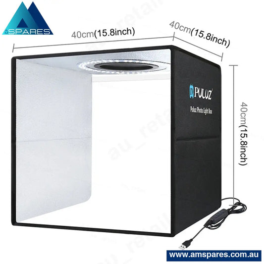 40Cm Portable Photo Studio Led Light Tent Bar Cube Soft Box Room Photography Audio & Video >