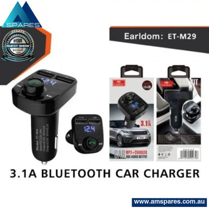 Earldom M29 Wireless Car Kit Fm Transmitter Electronics > Mobile Accessories