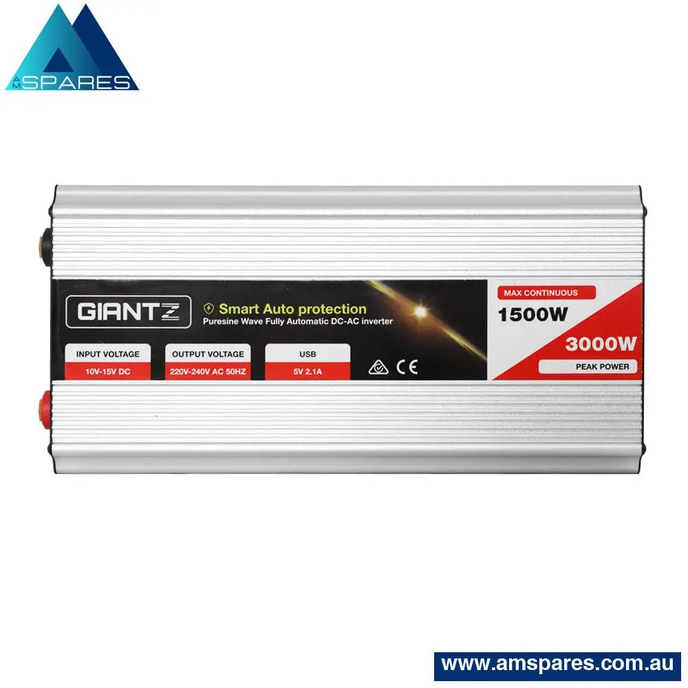 Giantz 1500W Puresine Wave Dc-Ac Power Inverter Auto Accessories > Tools