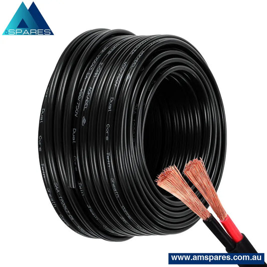 Giantz 5Mm 30M Twin Core Wire Electrical Cable Extension Car 450V 2 Sheath Auto Accessories > Others