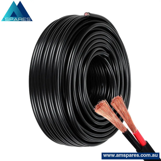 Giantz 8B&S 30M Twin Core Wire Electrical Cable Extension Car 450V 2 Sheath Auto Accessories >