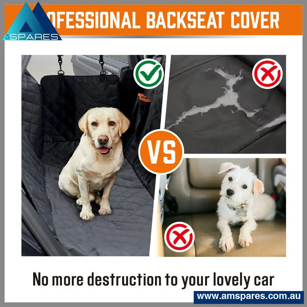 Pet Dog Waterproof Seat Cover Protector Hammock Back Rear Bench Mat For Car Suv Care > Supplies