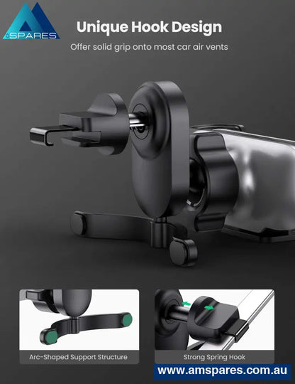 Ugreen 80871 Gravity Phone Holder For Car With Hook Auto Accessories > Tools