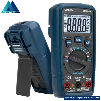 Venlab Digital Multimeter Vm500A Trms 6000 Counts Volt Ohm Amp Continuity Meter Tools > Other