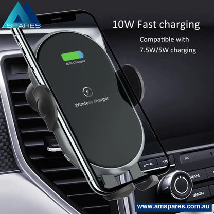 Wireless Car Charger: Automatic Clamping With Backlight Electronics > Mobile Accessories