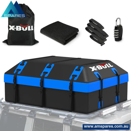 X-Bull Waterproof Car Roof Cargo Bag 595L Top Rack Carrier Luggage Storage Cube Auto Accessories >