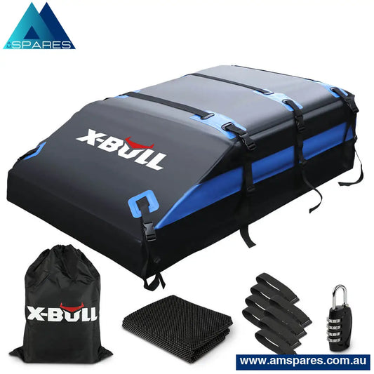 X-Bull Waterproof Car Roof Top Rack Carrier Ravel Cargo Luggage Cube Bag Trave 425L Auto